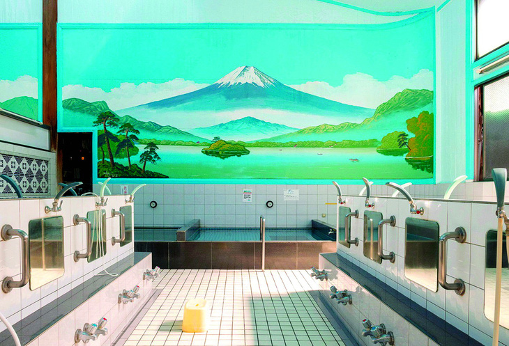 Một phòng tắm công cộng ở Nhật. Ảnh: Yasuyuki Takagi/Nikkei