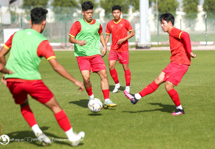 U20 Việt Nam được chờ đợi sẽ gây bất ngờ trong ngày ra quân Giải U20 châu Á 2023 - Ảnh: VFF
