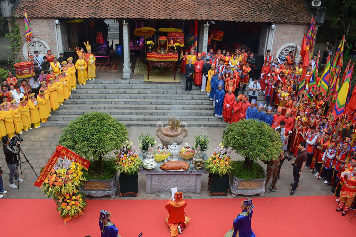 Lễ hội đền Bà Triệu là Di sản văn hóa phi vật thể quốc gia - Ảnh 1.