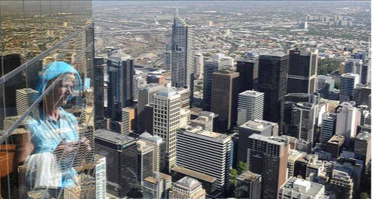 Một góc thành phố Melbourne, Úc - Ảnh: AFP/TTXVN