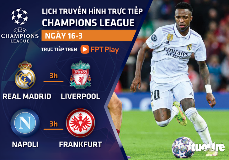 Lịch trực tiếp Champions League: Real Madrid - Liverpool - Ảnh 1.