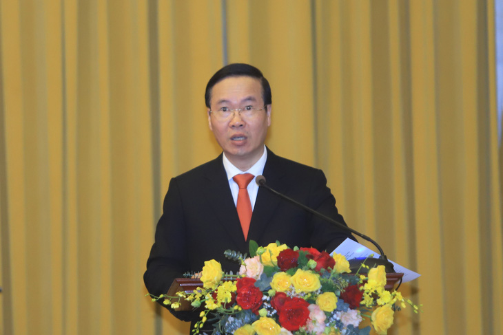 Chủ tịch nước trao quyết định thăng quân hàm thượng tướng cho ông Nguyễn Văn Nghĩa - Ảnh 2.