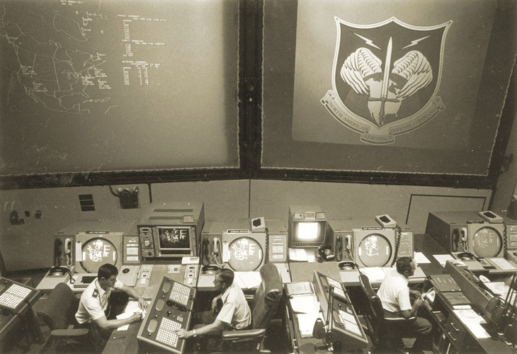 Trung tâm tác chiến của NORAD khoảng năm 1982 - Ảnh: Cơ quan Thông tin Mỹ