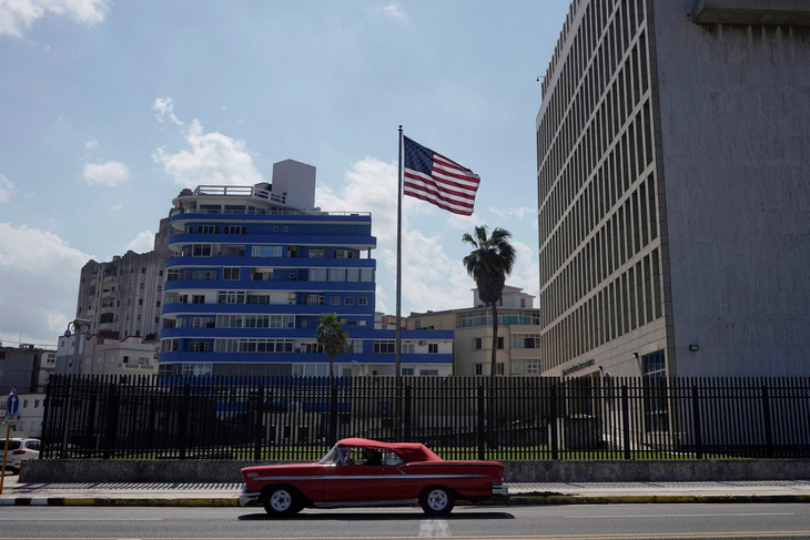 Đại sứ quán Mỹ ở Havana, Cuba, nơi bắt nguồn của những báo cáo liên quan đến "hội chứng Havana" - Ảnh: REUTERS