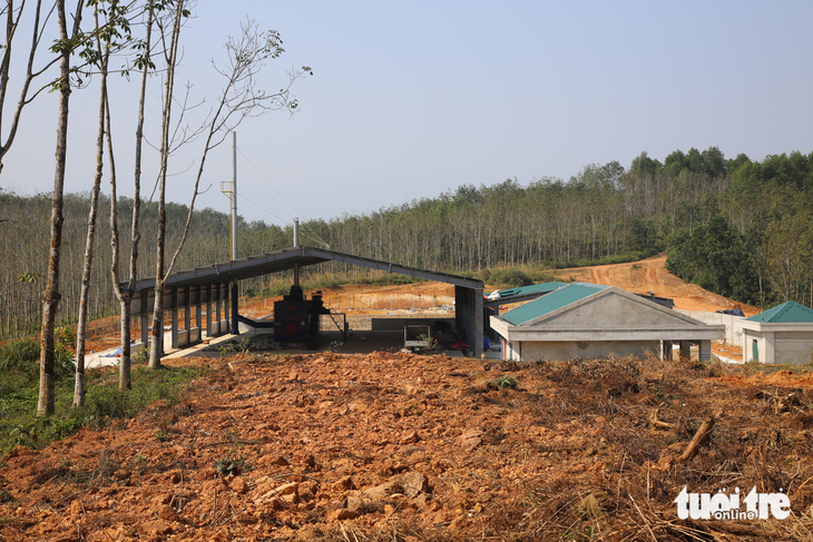 Dự án khu xử lý chất thải rắn huyện Hương Khê, Hà Tĩnh - Ảnh: LÊ MINH