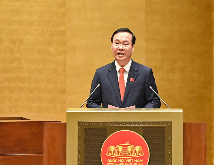 Chủ tịch Trung Quốc Tập Cận Bình chúc mừng tân Chủ tịch nước Võ Văn Thưởng - Ảnh 1.