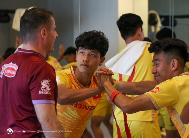 U23 Việt Nam tăng cường tập gym trước trận gặp U23 Iraq - Ảnh 4.