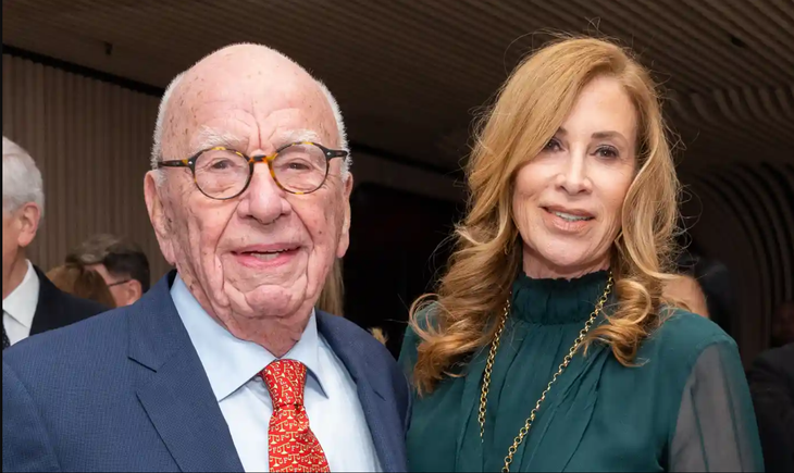 Ông trùm truyền thông Rupert Murdoch đám cưới lần 5 ở tuổi 92 - Ảnh 1.