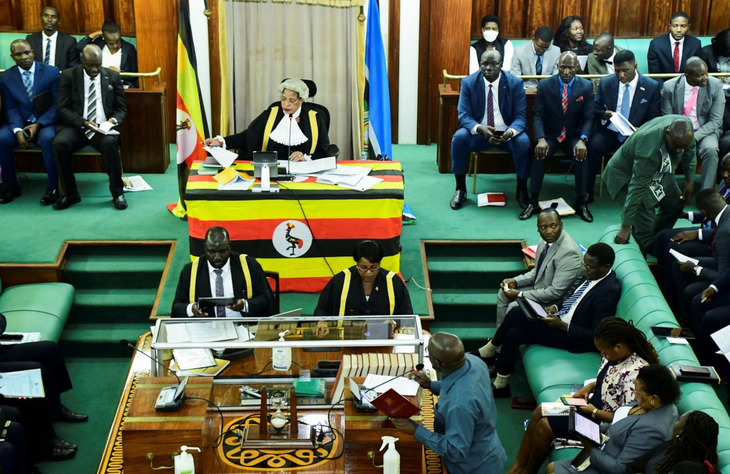 Quốc hội Uganda - Ảnh: THE WALL STREET JOURNAL