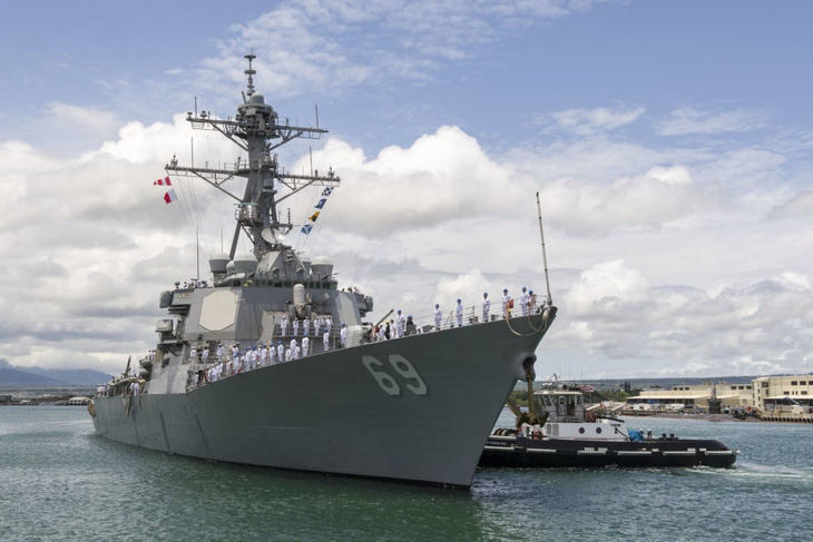 Trung Quốc tuyên bố đuổi tàu Mỹ ở Hoàng Sa, Hải quân Mỹ nói: Sai sự thật - Ảnh 1.