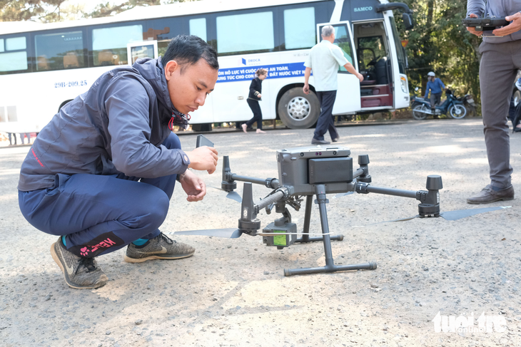 Dùng công nghệ Lidar giám sát chất lượng thi công đèo Prenn - Ảnh 2.