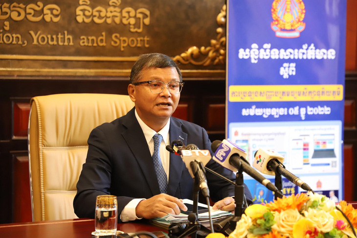 Campuchia cho cả nước nghỉ học gần 1 tháng vì SEA Games - Ảnh 1.