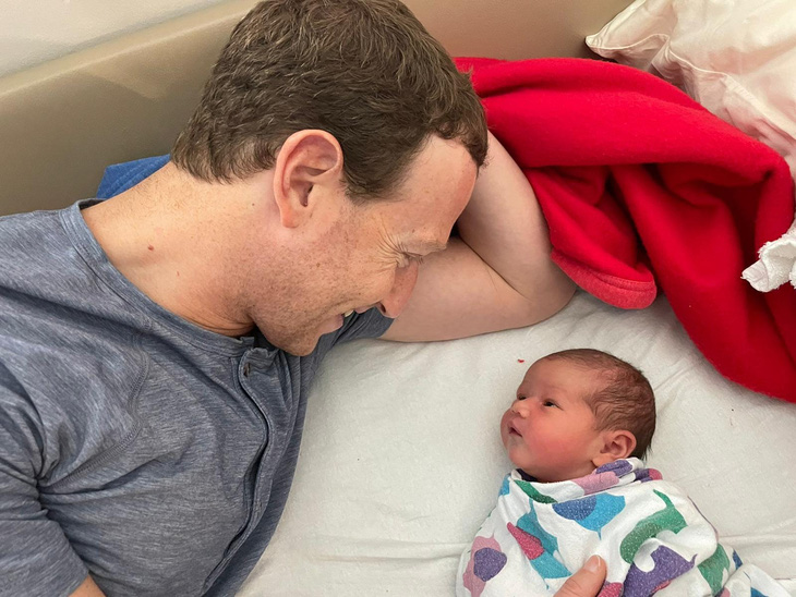 Mark Zuckerberg chào đón con gái thứ 3 - Ảnh 1.