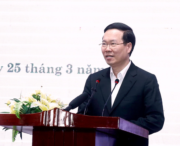 Chủ tịch nước Võ Văn Thưởng dự gặp mặt truyền thống cựu cán bộ Đoàn - Ảnh 1.