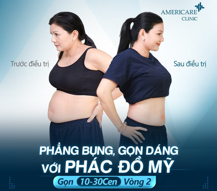 Diễn viên Kiều Trinh trong đoạn clip giảm béo tại Americare clinic