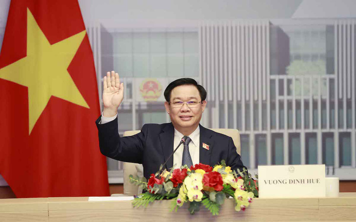 Chủ tịch Quốc hội Vương Đình Huệ hội đàm với Chủ tịch Quốc hội Trung Quốc Triệu Lạc Tế