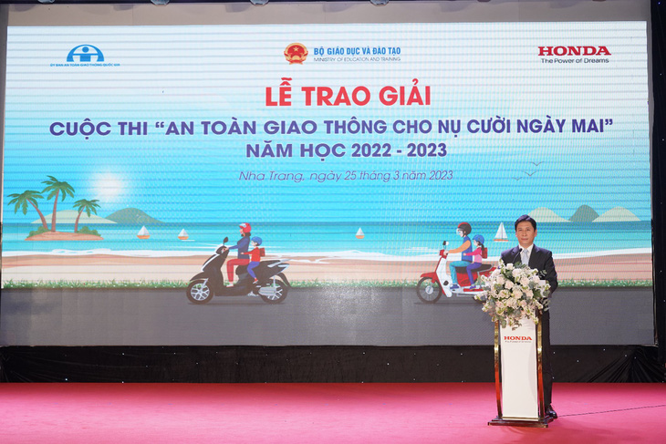 Honda Việt Nam trao giải cuộc thi ‘An toàn giao thông cho nụ cười ngày mai’ - Ảnh 4.