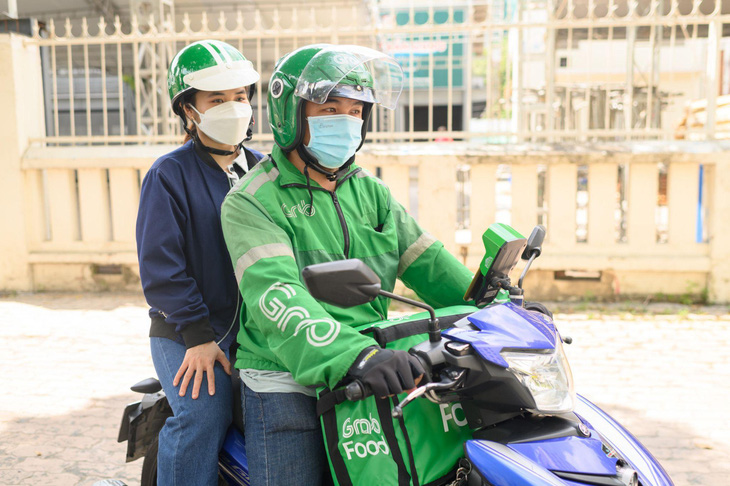 Hình ảnh dịch vụ xe ôm công nghệ được hoạt động trở lại ở Hà Nội  Giao  thông  Vietnam VietnamPlus