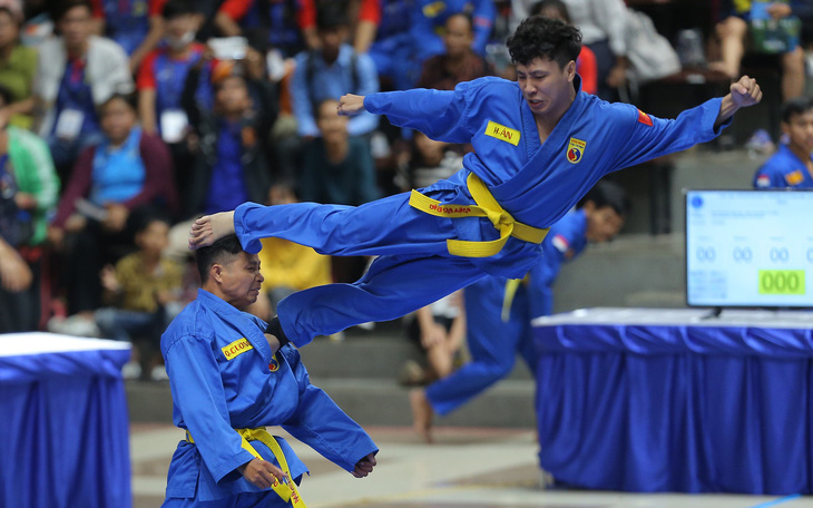 Tuyển vovinam Campuchia vượt Việt Nam ở giải tiền SEA Games 32