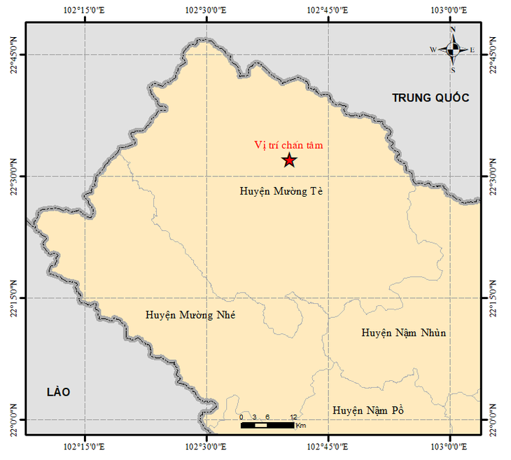 Lai Châu, Vĩnh Phúc động đất - Ảnh 1.