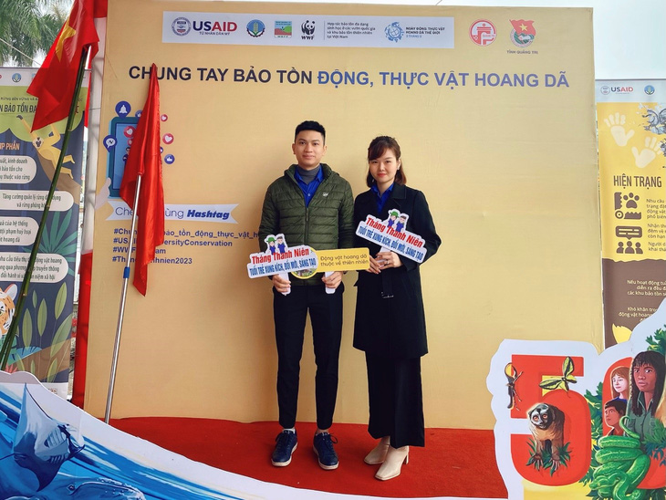 Đoàn viên Công ty Thủy điện Quảng Trị tham gia hưởng ứng ‘Tháng Thanh niên - Ảnh 1.