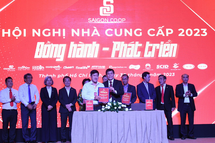Hơn 600 nhà cung cấp tham gia hội nghị các nhà cung cấp của Saigon Co.op - Ảnh: QUANG ĐỊNH