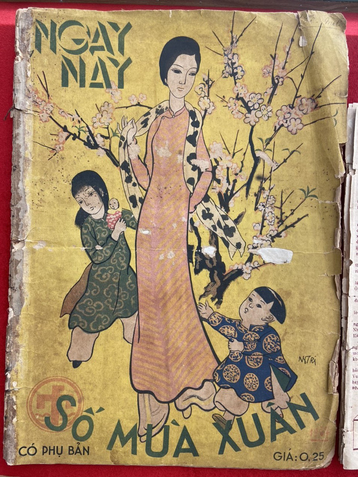 Tờ Ngày nay báo Tết năm 1938 do họa sĩ Nguyễn Gia Trí vẽ bìa - Ảnh: T.ĐIỂU