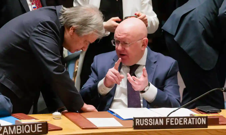 Nga nhận chức chủ tịch luân phiên Hội đồng Bảo an Liên Hiệp Quốc - Ảnh 1.