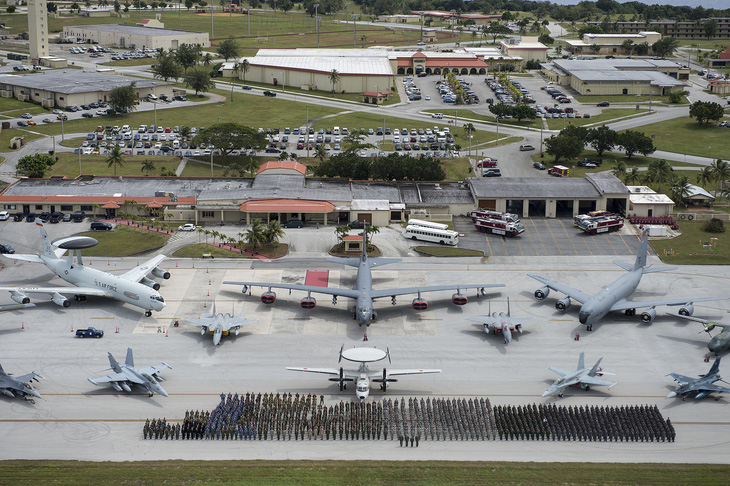 Căn cứ không quân Mỹ trên đảo Guam. Ảnh: Military Times
