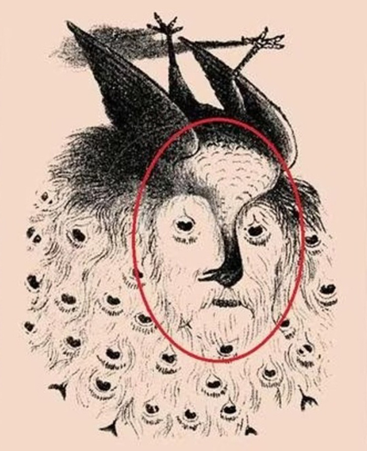 Người đầu óc tinh nhạy mới thấy 4 mặt người ẩn giấu trong tranh - Ảnh 6.