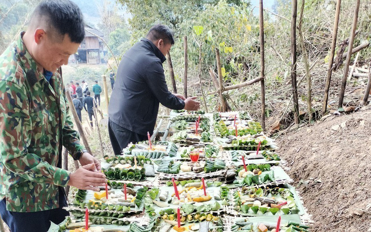 Độc đáo Lễ cúng bản của cộng đồng dân tộc Lào ở Điện Biên