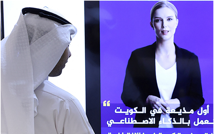 Nữ MC trí tuệ nhân tạo lên sóng ở Kuwait