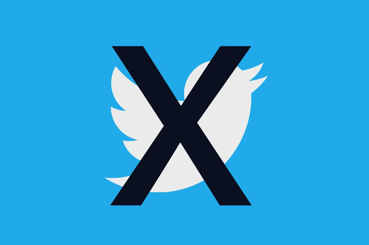 Tranh minh họa sự kiện Twitter đã được sáp nhật vào tập đoàn X, không còn là công ty độc lập - Ảnh: SLATE
