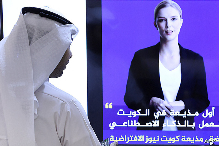Nữ MC trí tuệ nhân tạo lên sóng ở Kuwait - Ảnh 1.