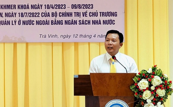 PGS.TS. Nguyễn Minh Hòa - Hiệu trưởng ĐH Trà Vinh- Ảnh: Cty cung cấp