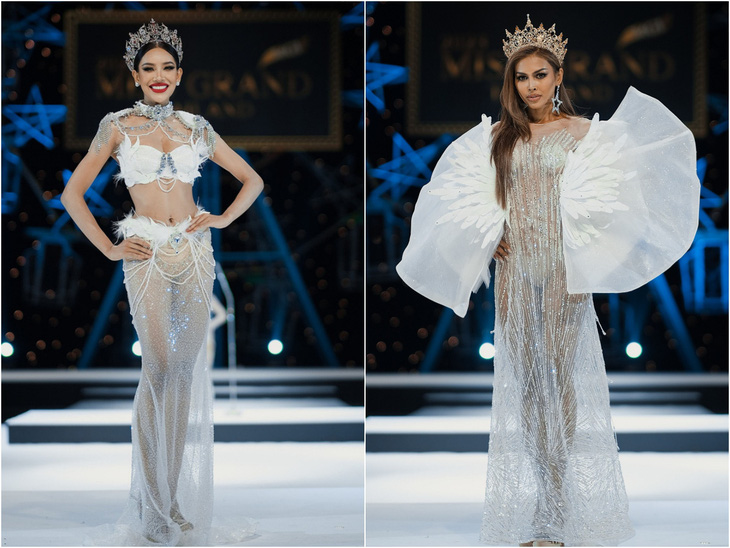 Trang phục gây phản cảm của các thí sinh - Ảnh: Fanpage Miss Grand Thailand