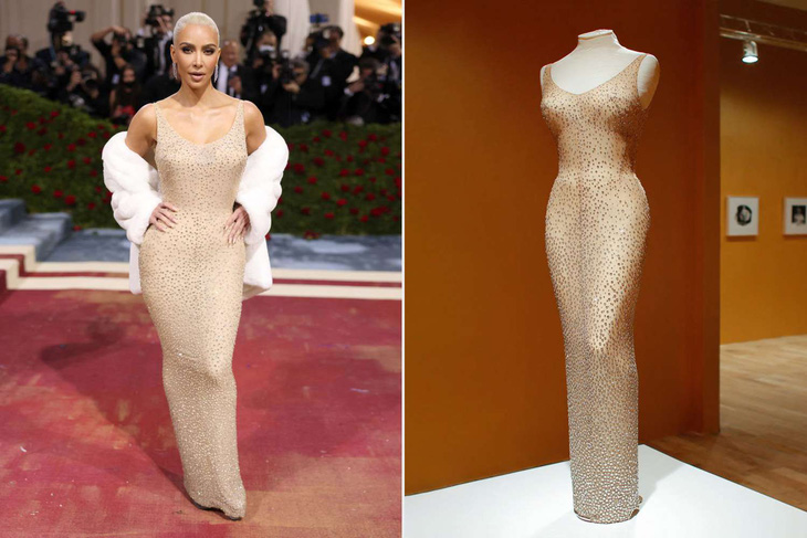 Kim Kardashian vẫn dự Met Gala 2023 hậu chỉ trích phá nát váy 60 năm tuổi của Marilyn Monroe - Ảnh 2.