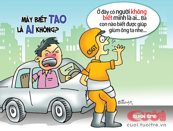 Một trường hợp khiêm tốn khi bị cảnh sát giao thông thổi phạt - Ảnh 1.