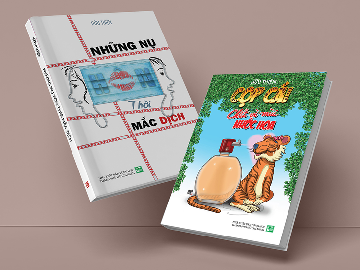 Hai tập sách mới của tác giả Hữu Thiện - Ảnh: Nhà xuất bản Tổng Hợp TP.HCM