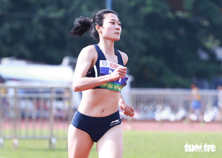 Lê Tú Chinh không tham dự chung kết 100m tại Cúp Tốc độ - Ảnh 1.