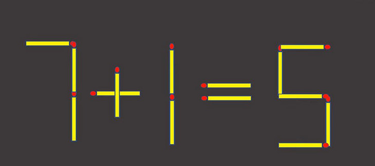 Di chuyển 2 que diêm để 1-3 = 5 thành phép tính đúng - Ảnh 4.