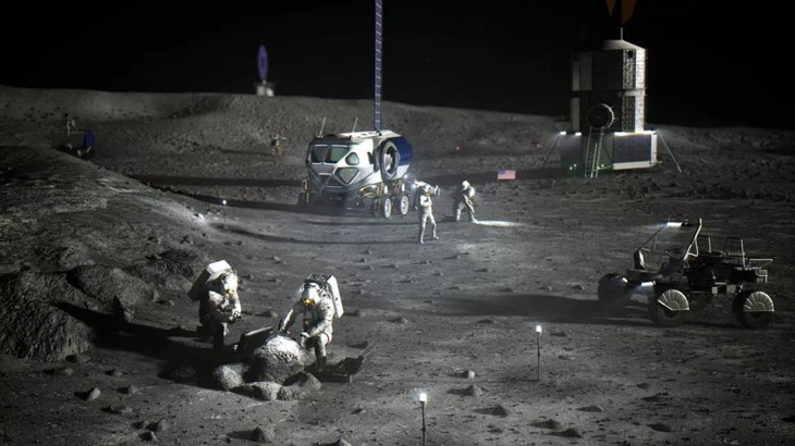 NASA sẽ xây dựng một loạt căn cứ trên Mặt trăng - Ảnh 1.