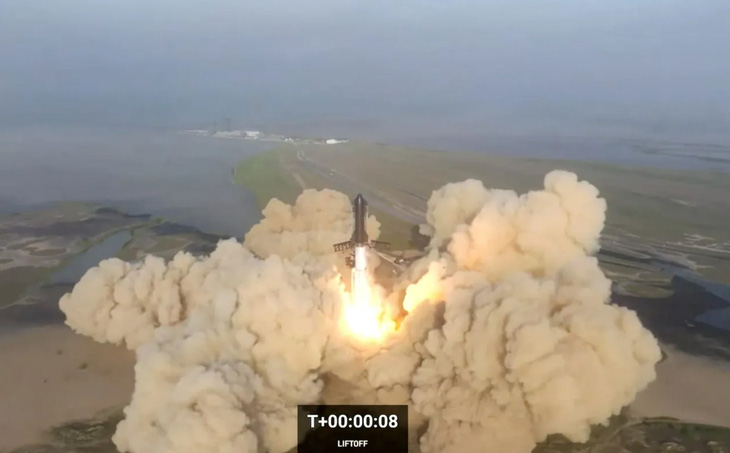 SpaceX phóng thành công tàu Starship nhưng tàu bất ngờ phát nổ - Ảnh 1.