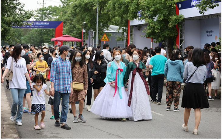Nhiều hoạt động trải nghiệm tại lễ hội "Con đường văn hóa Hàn Quốc 2023"