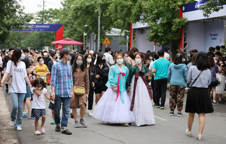 Nhiều hoạt động trải nghiệm tại lễ hội Con đường văn hóa Hàn Quốc 2023 - Ảnh 1.
