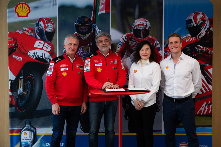 Shell tiếp tục đồng hành cùng Ducati trên ‘chặng đua’ mới - Ảnh 1.