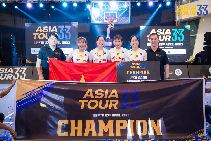 Thắng Thái Lan, tuyển bóng rổ nữ Việt Nam vô địch Asia Tour 3x3 - Ảnh 1.