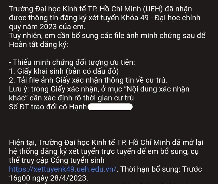 Trường đại học không được yêu cầu thí sinh nộp hộ khẩu, giấy xác nhận cư trú - Ảnh 2.