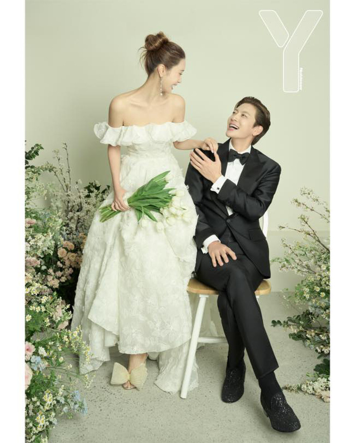 Lee Da Hae và Se7en tung ảnh cưới đẹp như mơ - Ảnh 2.