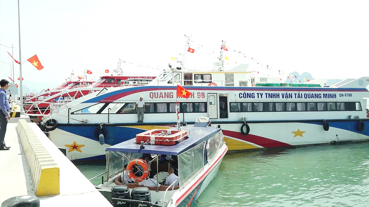 Hàng loạt chủ tàu khách ở Vân Đồn xin tạm dừng hoạt động - Ảnh 2.